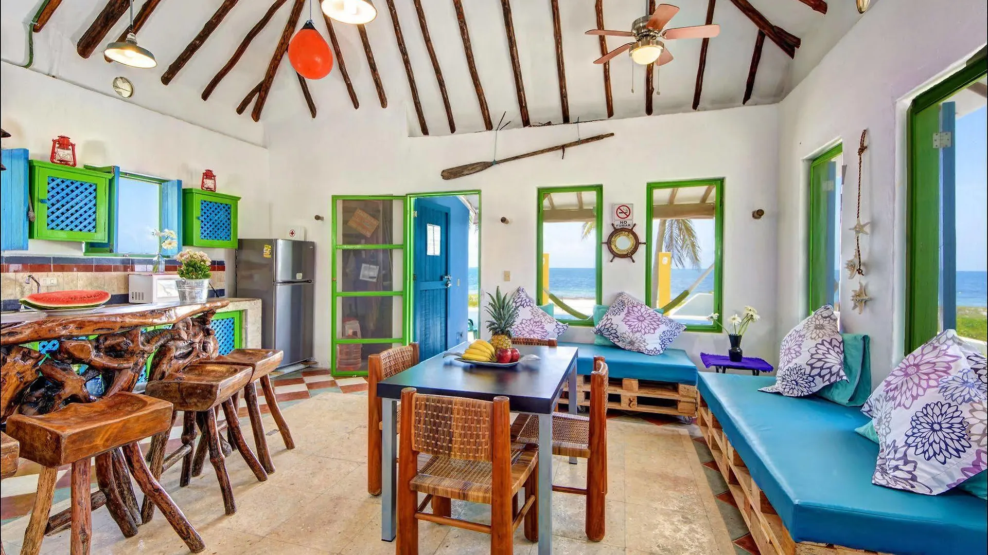 Beach Front House At プエルト・モレロス